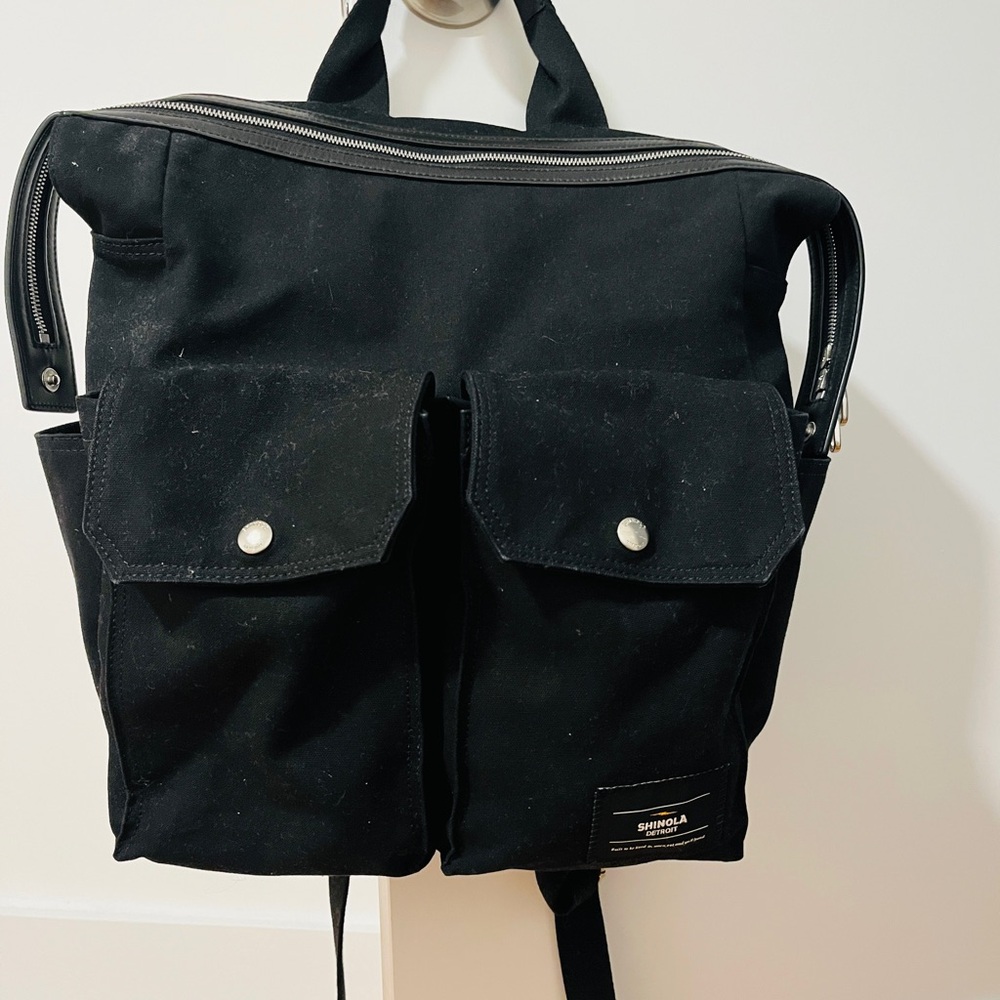 Shinola Black Baby Bag